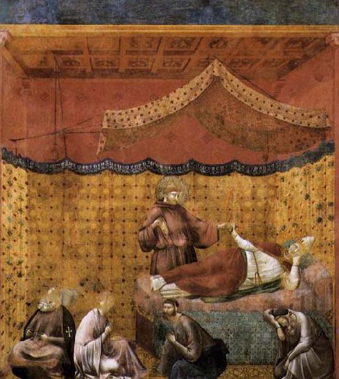 Dream of St Gregory, GIOTTO di Bondone